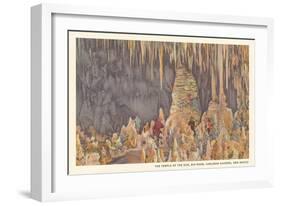 Big Room, Carlsbad Caverns, New Mexico-null-Framed Art Print