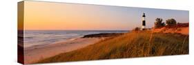 Big Sable Point Lighthouse at dusk, Ludington, Mason County, Michigan, USA-null-Stretched Canvas