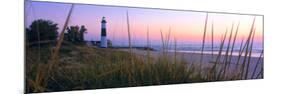 Big Sable Point Lighthouse at dusk, Ludington, Mason County, Michigan, USA-null-Mounted Photographic Print