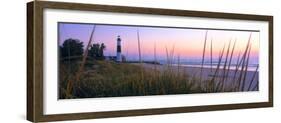 Big Sable Point Lighthouse at dusk, Ludington, Mason County, Michigan, USA-null-Framed Photographic Print