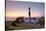 Big Sable Point Lighthouse At Sunset-Adam Romanowicz-Stretched Canvas