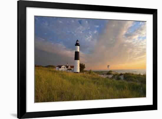 Big Sable Point Lighthouse.-rudi1976-Framed Photographic Print