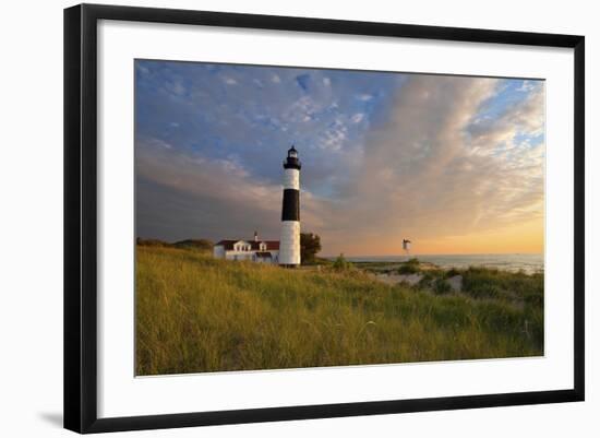 Big Sable Point Lighthouse.-rudi1976-Framed Photographic Print