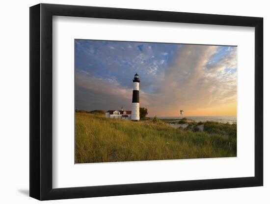 Big Sable Point Lighthouse.-rudi1976-Framed Photographic Print