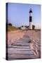 Big Sable Point Lighthouse-Adam Romanowicz-Stretched Canvas