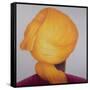 Big Saffron Turban-Lincoln Seligman-Framed Stretched Canvas