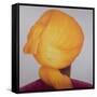 Big Saffron Turban-Lincoln Seligman-Framed Stretched Canvas