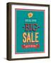 Big Sale Typographic Design-MiloArt-Framed Art Print