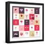 Big Set of Icons for Valentines Day-PureSolution-Framed Art Print