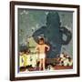 "Big Shadow, Little Boy," October 22, 1960-Richard Sargent-Framed Giclee Print