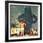 "Big Shadow, Little Boy," October 22, 1960-Richard Sargent-Framed Giclee Print