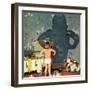 "Big Shadow, Little Boy," October 22, 1960-Richard Sargent-Framed Giclee Print