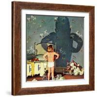 "Big Shadow, Little Boy," October 22, 1960-Richard Sargent-Framed Giclee Print