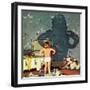 "Big Shadow, Little Boy," October 22, 1960-Richard Sargent-Framed Giclee Print