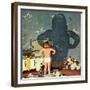 "Big Shadow, Little Boy," October 22, 1960-Richard Sargent-Framed Giclee Print