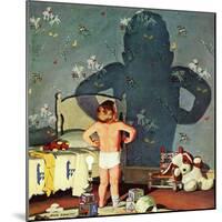 "Big Shadow, Little Boy," October 22, 1960-Richard Sargent-Mounted Giclee Print