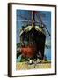 "Big Ship at Dock", November 5, 1955-John Falter-Framed Giclee Print