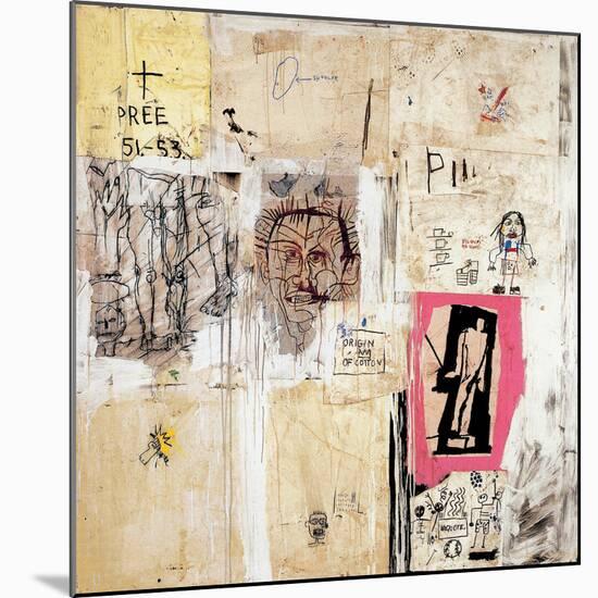 Big Shoes 2-Jean-Michel Basquiat-Mounted Giclee Print