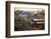 Big Silver Egg Concert Hall Close-Up, Beijing, China. Forbidden City in Foreground-William Perry-Framed Photographic Print