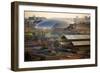 Big Silver Egg Concert Hall Close-Up, Beijing, China. Forbidden City in Foreground-William Perry-Framed Photographic Print