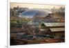 Big Silver Egg Concert Hall Close-Up, Beijing, China. Forbidden City in Foreground-William Perry-Framed Photographic Print