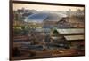 Big Silver Egg Concert Hall Close-Up, Beijing, China. Forbidden City in Foreground-William Perry-Framed Photographic Print