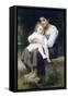 Big Sis-William Adolphe Bouguereau-Framed Stretched Canvas