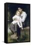 Big Sis-William Adolphe Bouguereau-Framed Stretched Canvas