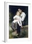 Big Sis-William Adolphe Bouguereau-Framed Art Print