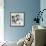 Big Sister Looks Down on Her Baby Brother, Ca. 1948-null-Framed Photographic Print displayed on a wall