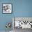 Big Sister Looks Down on Her Baby Brother, Ca. 1948-null-Framed Photographic Print displayed on a wall