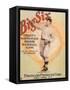 Big Six: Christy Mathewson Indoor Baseball Game, c.1910-null-Framed Stretched Canvas