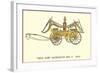 Big Six Vintage Fire Wagon-null-Framed Art Print