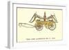 Big Six Vintage Fire Wagon-null-Framed Art Print