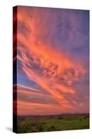 Big Sky at Sunset, Central California-null-Stretched Canvas
