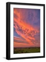 Big Sky at Sunset, Central California-null-Framed Photographic Print
