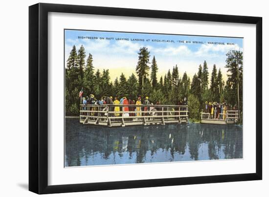 Big Spring, Manistique, Michigan-null-Framed Art Print