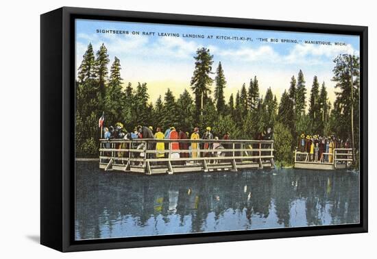 Big Spring, Manistique, Michigan-null-Framed Stretched Canvas