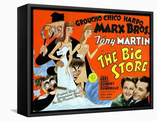 Big Store, UK Movie Poster, 1941-null-Framed Stretched Canvas