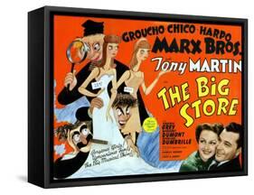 Big Store, UK Movie Poster, 1941-null-Framed Stretched Canvas