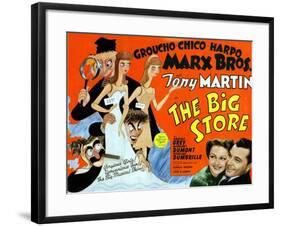 Big Store, UK Movie Poster, 1941-null-Framed Art Print