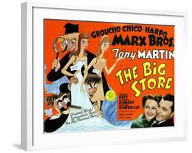 Big Store, UK Movie Poster, 1941-null-Framed Art Print