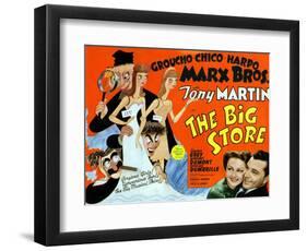 Big Store, UK Movie Poster, 1941-null-Framed Art Print