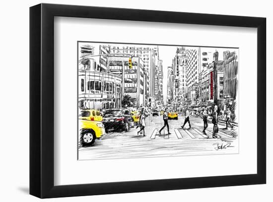 Big Street-Loui Jover-Framed Art Print