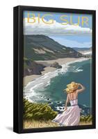 Big Sur, California Coast Scene-null-Framed Poster