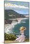 Big Sur, California Coast Scene-null-Mounted Poster