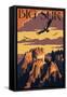 Big Sur, California - Condors-Lantern Press-Framed Stretched Canvas