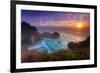 Big Sur, California - McWay Cove-Lantern Press-Framed Premium Giclee Print