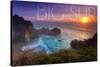 Big Sur, California - McWay Cove-Lantern Press-Stretched Canvas