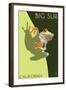 Big Sur, California - Tree Frog-Lantern Press-Framed Art Print